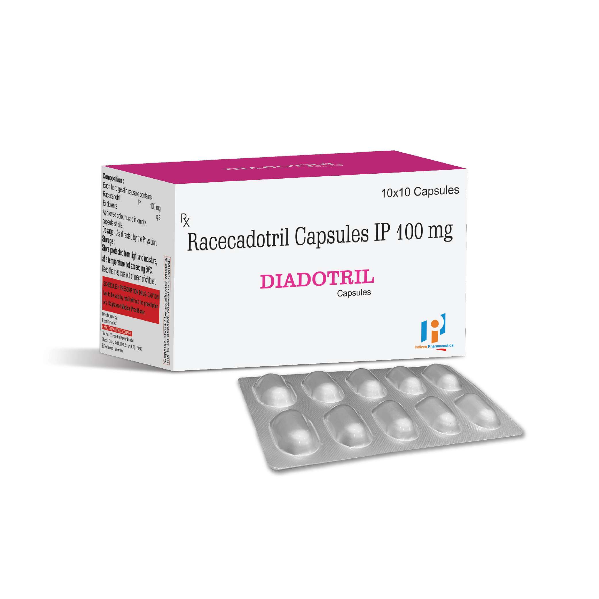 racecadotril 100 mg