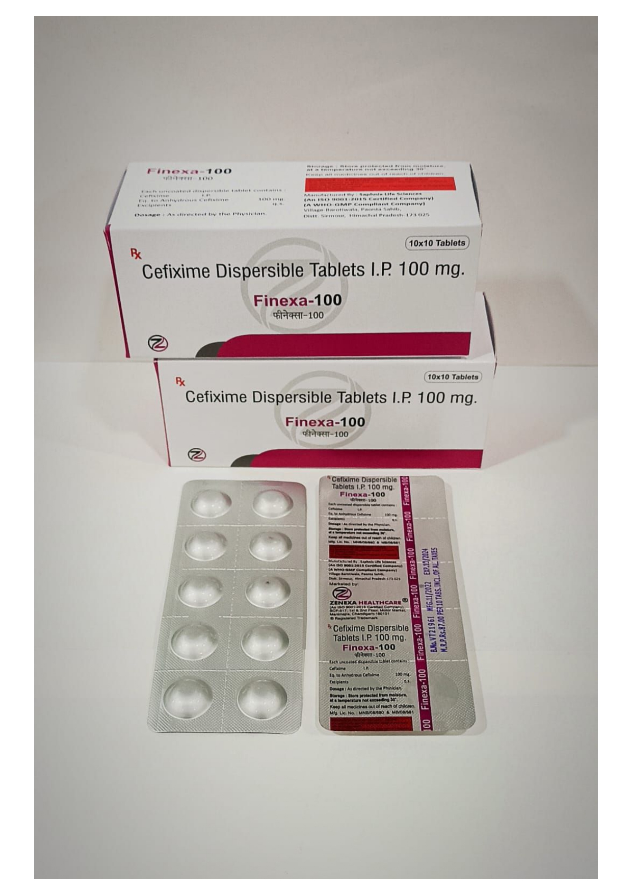 cefixime 100mg dispersible tablets
