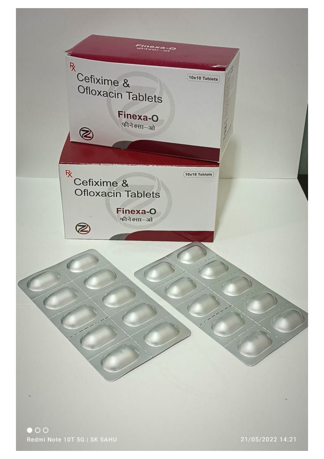 cefixime 200mg + ofloxacin 200mg