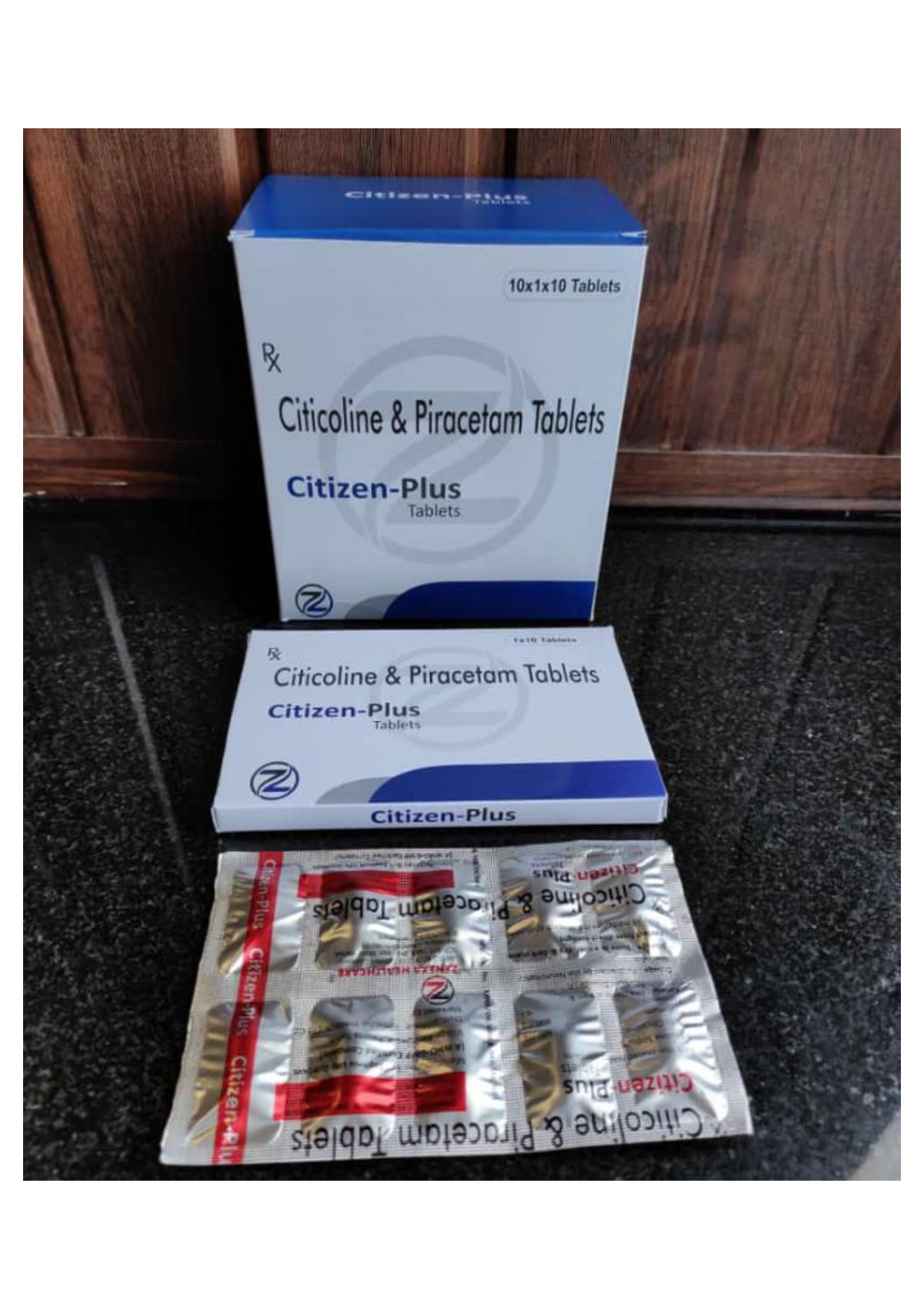 citicoline 500mg& piracetam 800mg tablets
