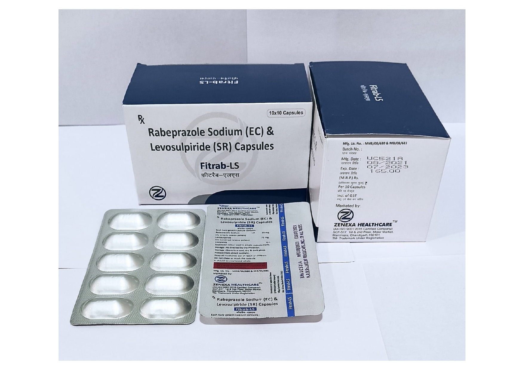 rabeprazole sodium(ec) 20mg + levosulpiride(sr) 75mg