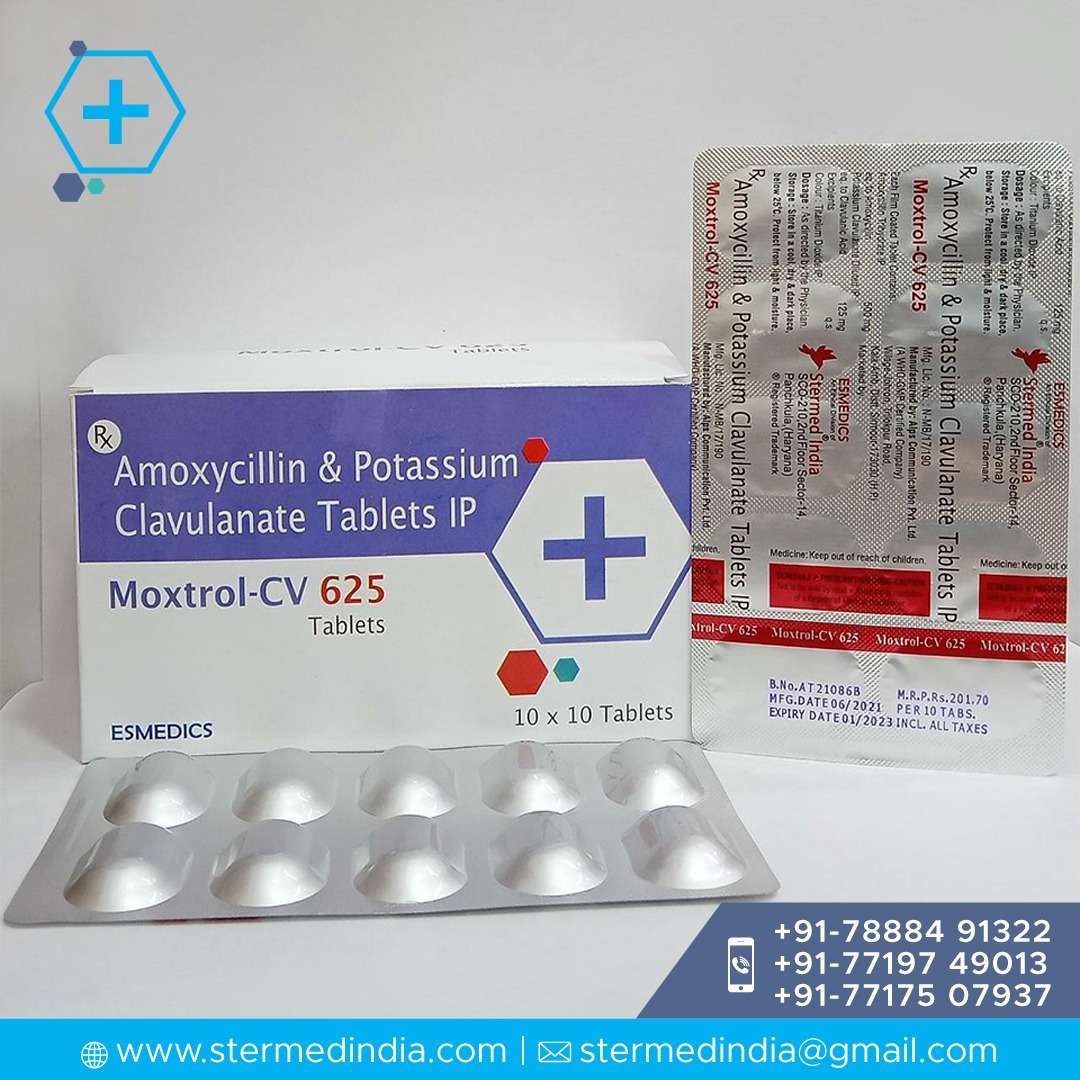 amoxycillin 500mg & potassium clavulanate tablets 125mg ip