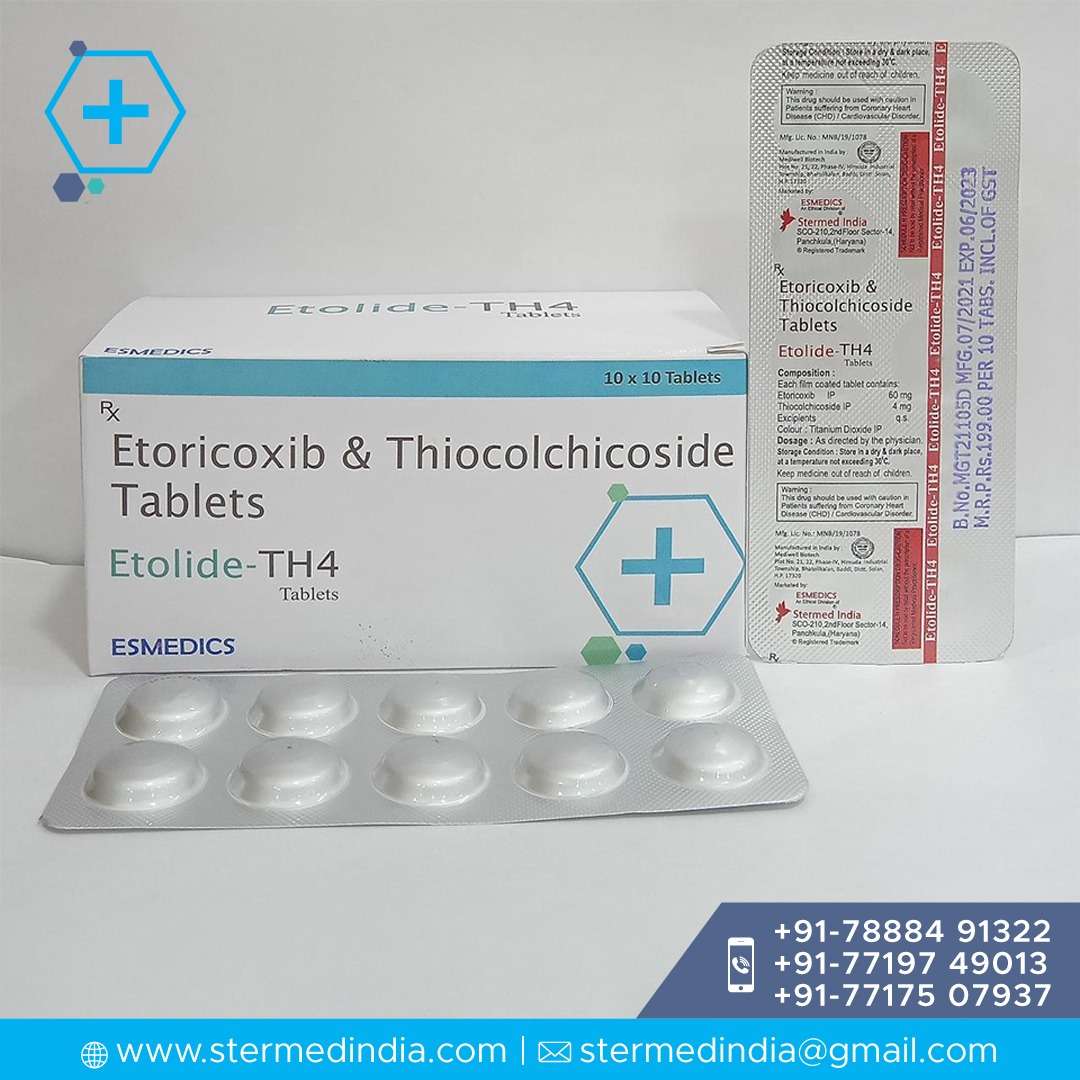 etoricoxib 60 mg + thiocolchicside 4 mg