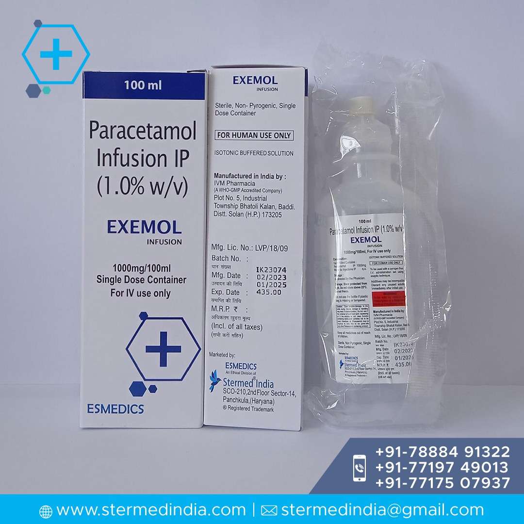 paracetamol iv 1000mg/100ml