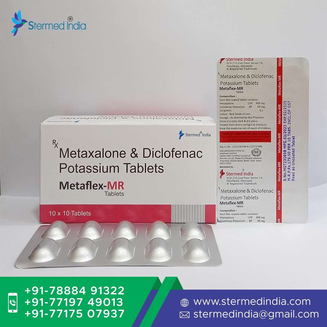 metaxalone & diclofenac potassium tablets