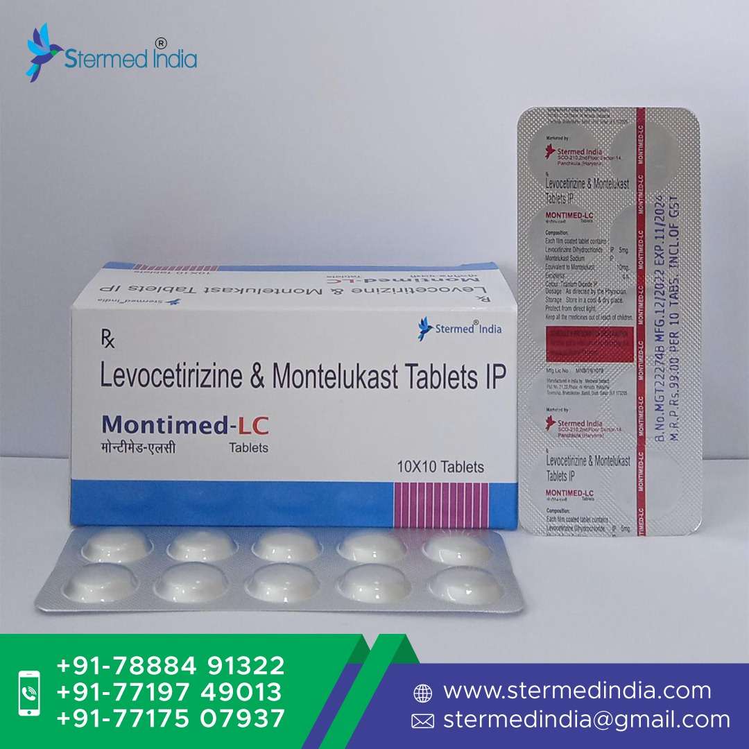 montelukast 10 mg + levocetrizine 5 mg