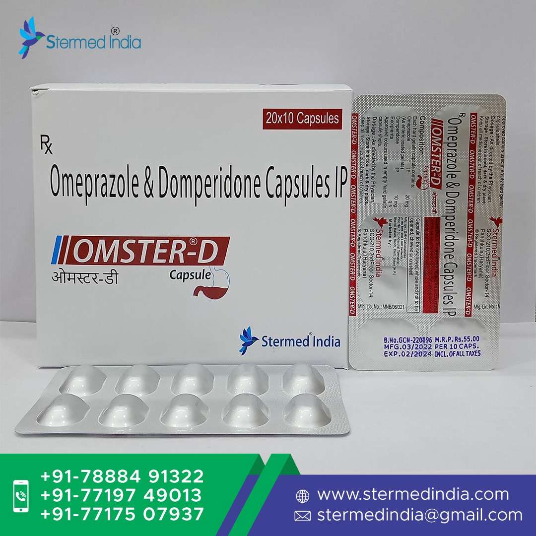 omeprazole ip (ec) 20 mg + domperidone ip 10 mg