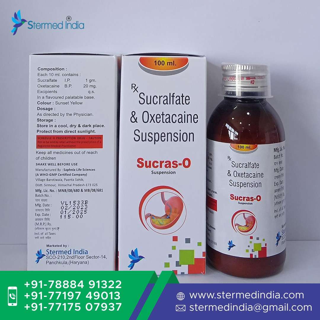 sucralfate 1 gm + oxetacain 20 mg