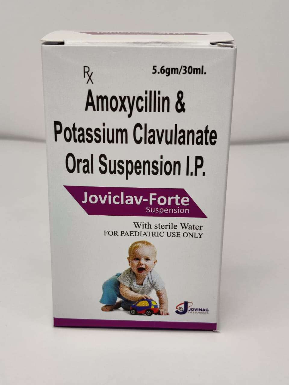 amoxycillin 400mg+clavulanic  acid 57mg dry syp with water