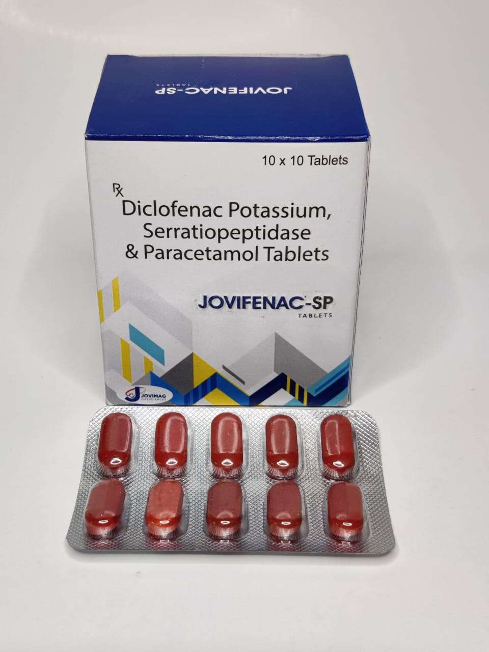 diclofenac potassium 50+paracetamol 325mg+serratiopeptidase 15mg