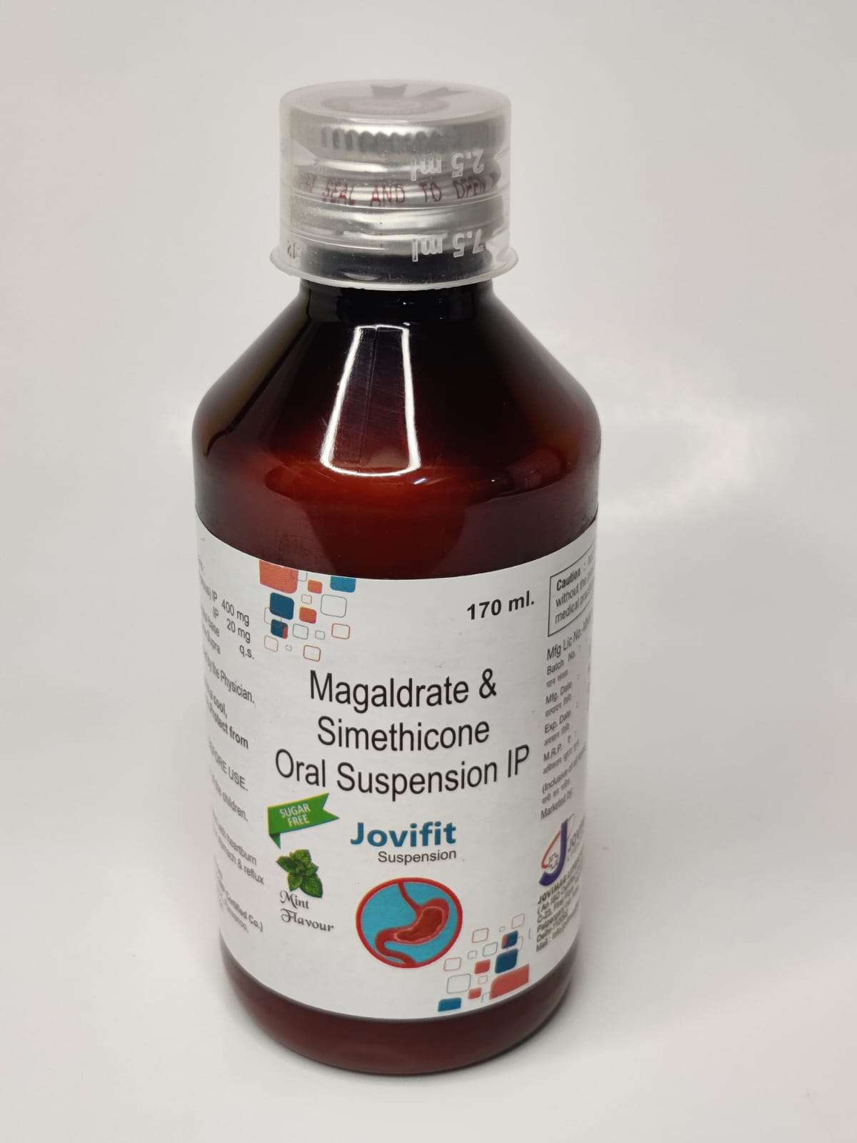 megaldrate 400 +simithicone 20 mg (sugar free)