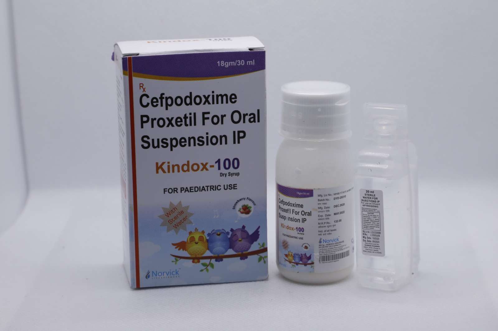 cefpodoxime 100 mg dry syrup with water