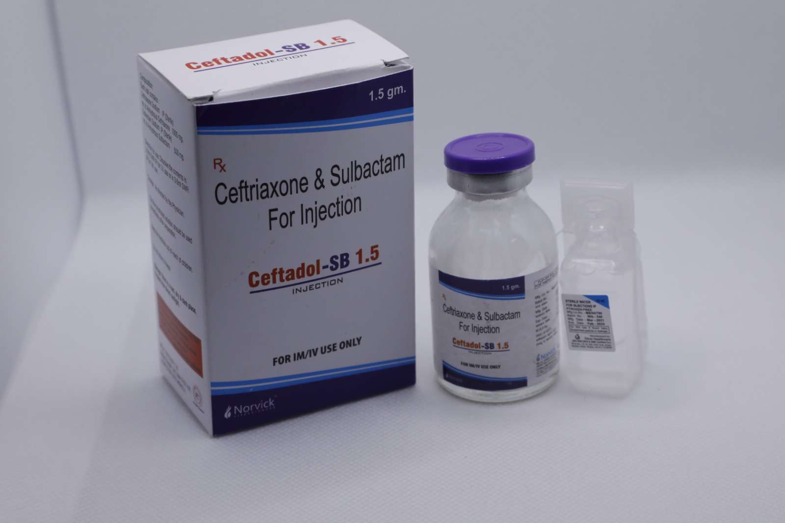ceftriaxone 1000mg +  sulbactam 500 mg