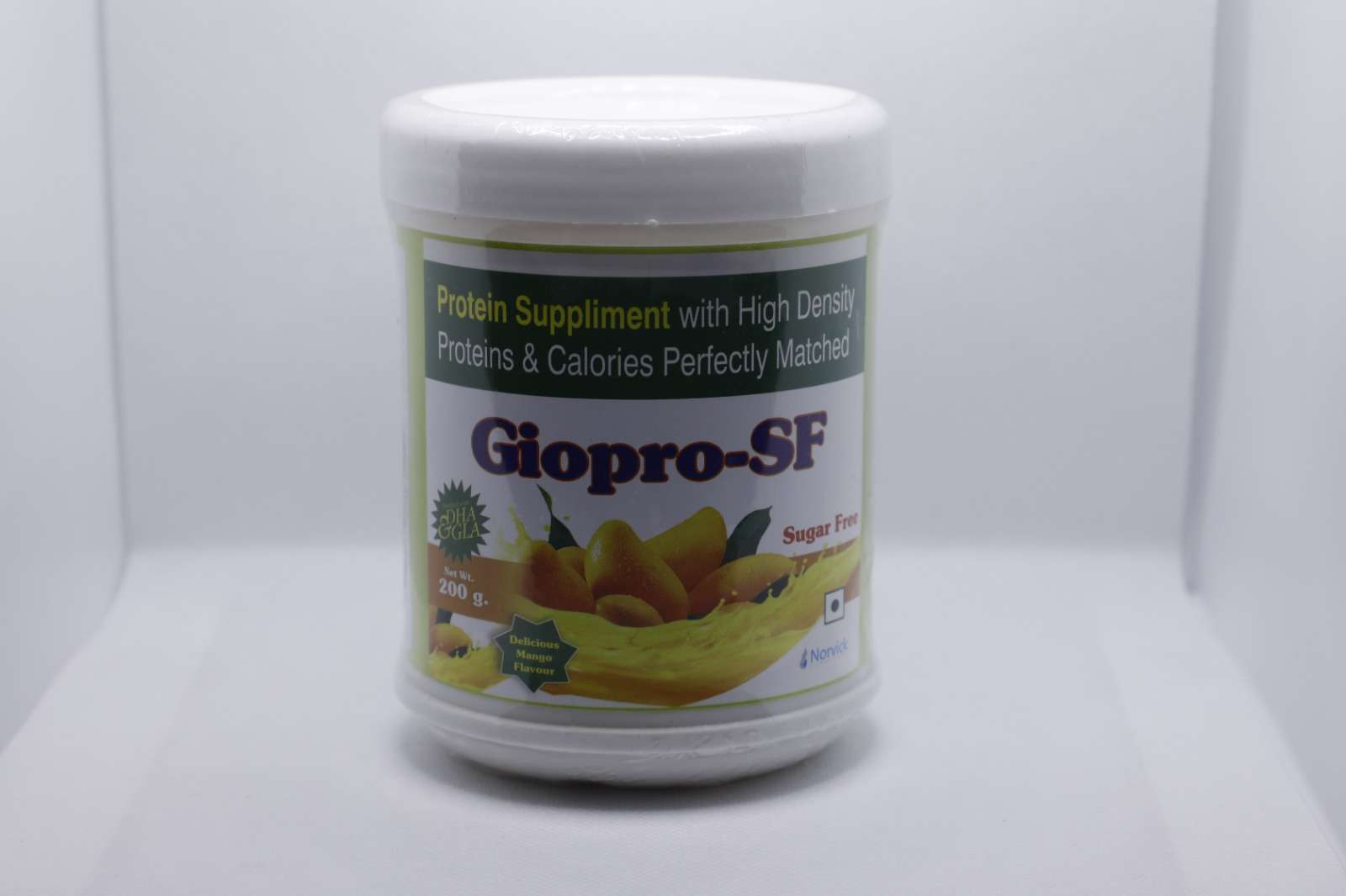 protein powder with dha & gla   (mango flavour ) sugar free