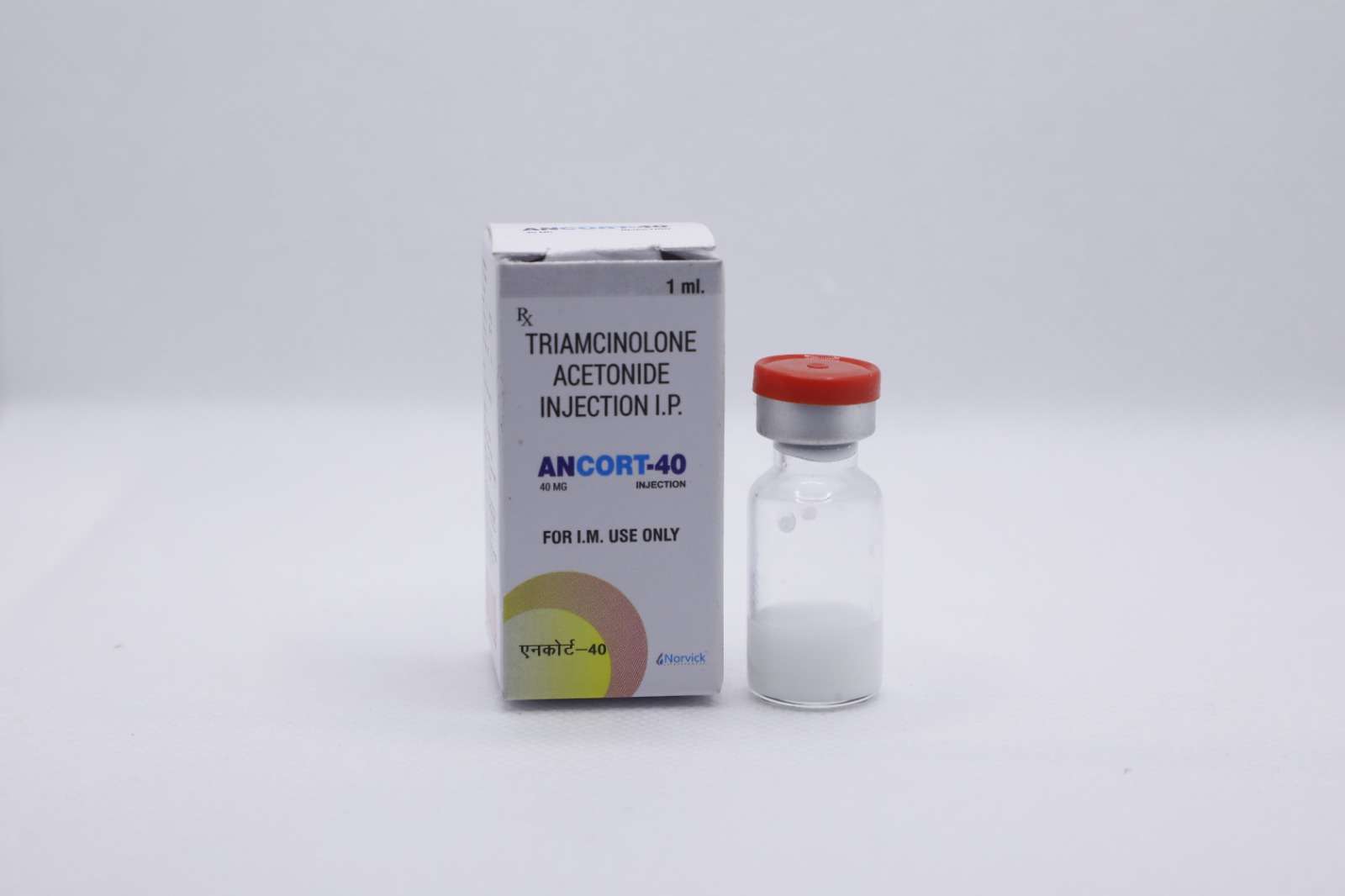 triamcinolone acetonide 40mg +benzyl alcohol 2% w/v