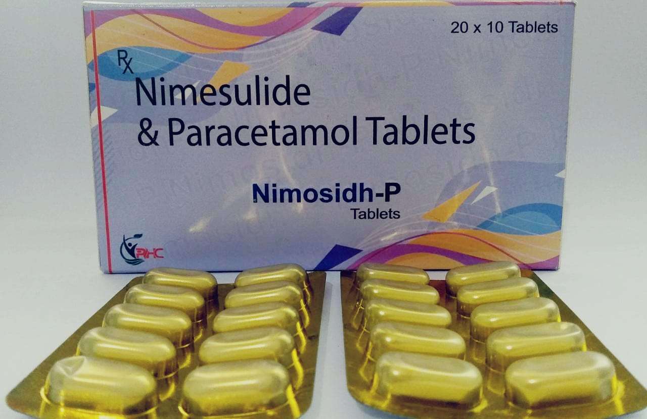 each uncoated tablet contains :-nimusulide 100mg+ paracetamol 325mg