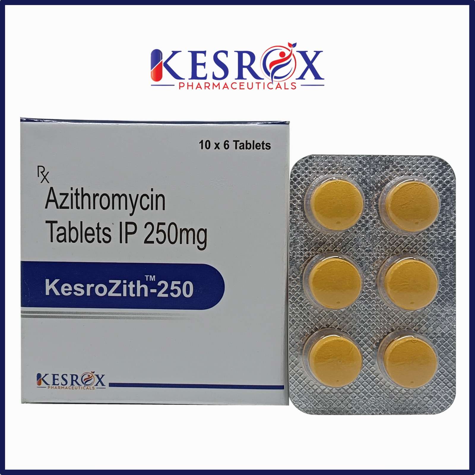 azithromycin 250 mg tablet (blister)