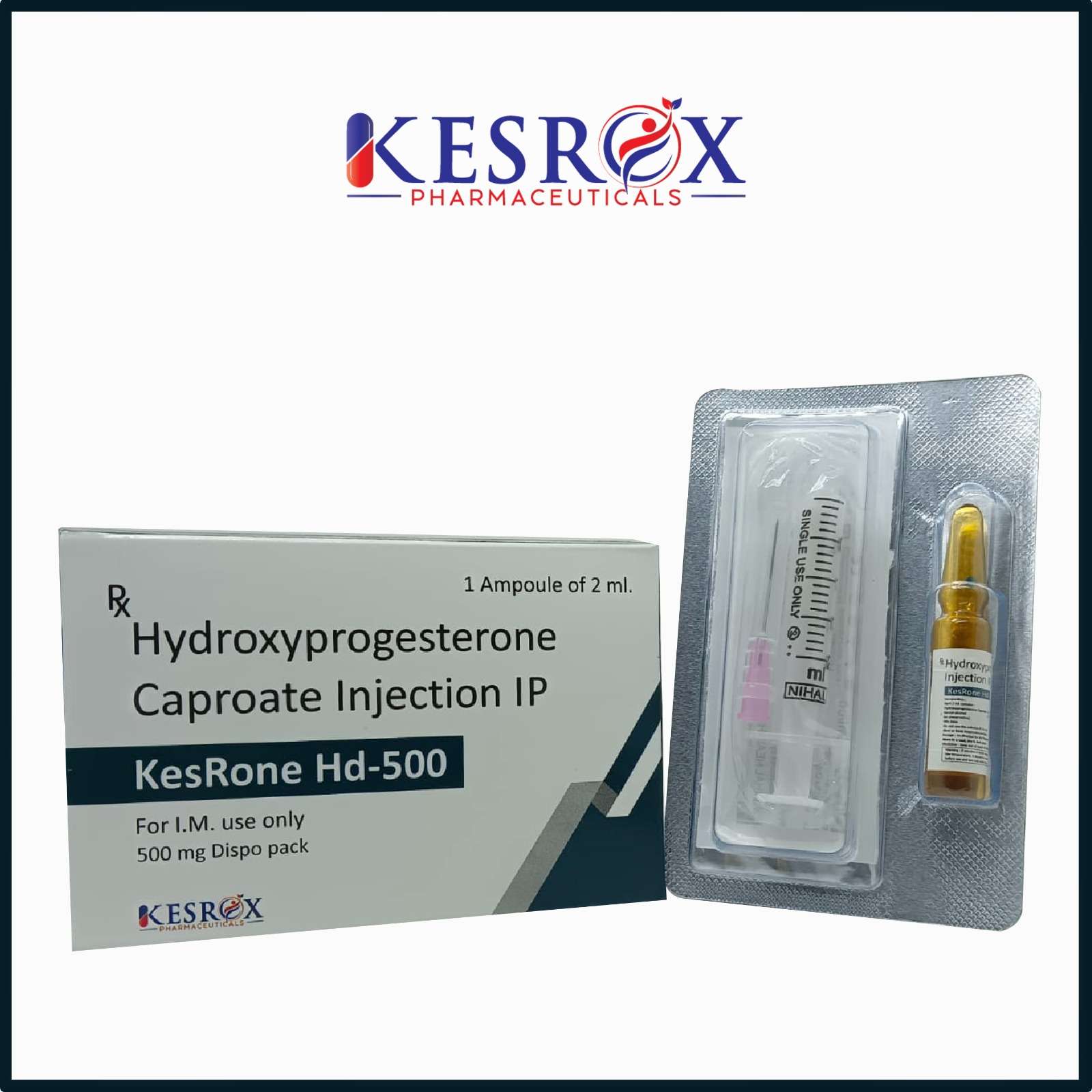 hydroxyprogesterone caproate injection 500 mg
