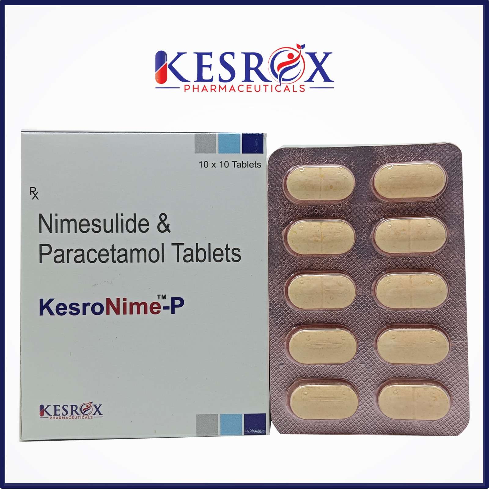 nimesulide 100mg & paracetamol 325 mg tablets (blister)