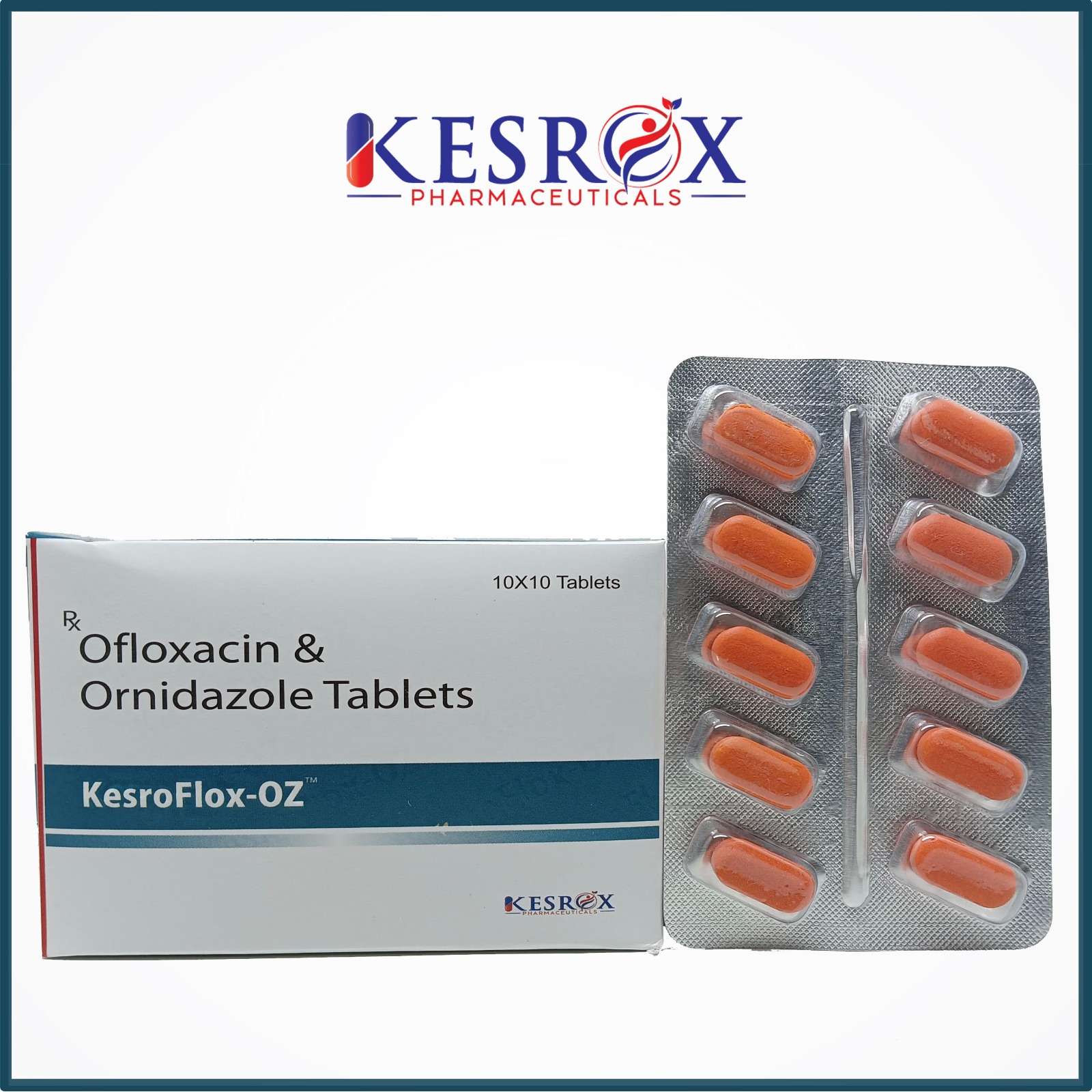 ofloxacin 200 mg. & ornidazole 500 mg tablet