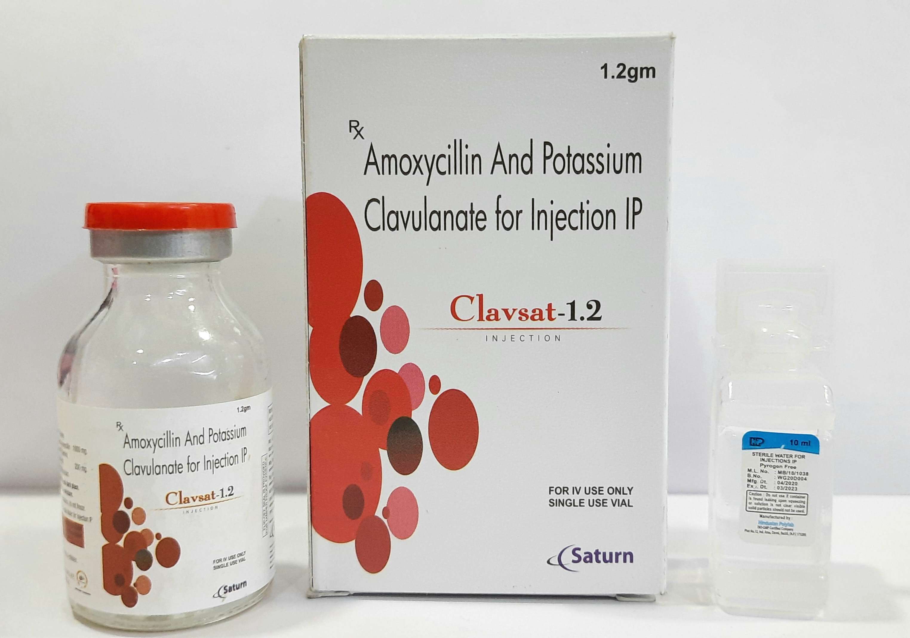 amoxycillin & potassium clavulanic 1.2gm inj