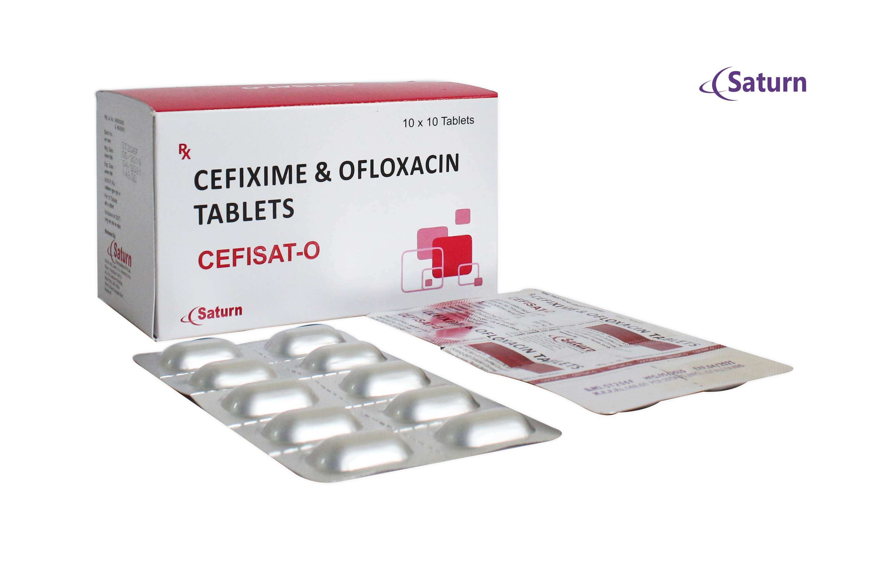 cefixime  200mg + ofloxacin  200 mg