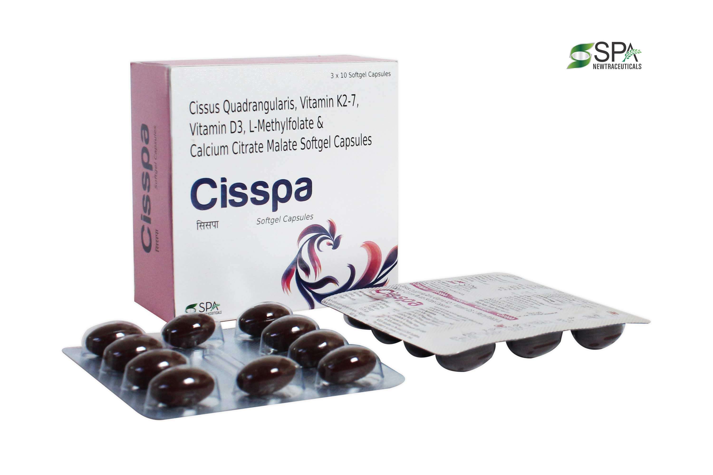 cissus quadrangularis+vitamin k27,vitamin d3+ l-methyl folate & ccm