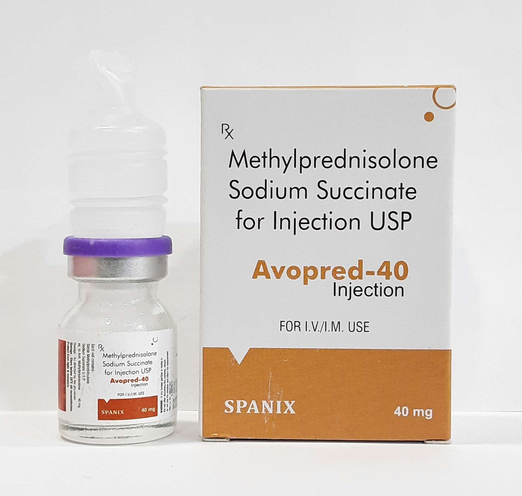 methylprednisolone succinate 40 mg