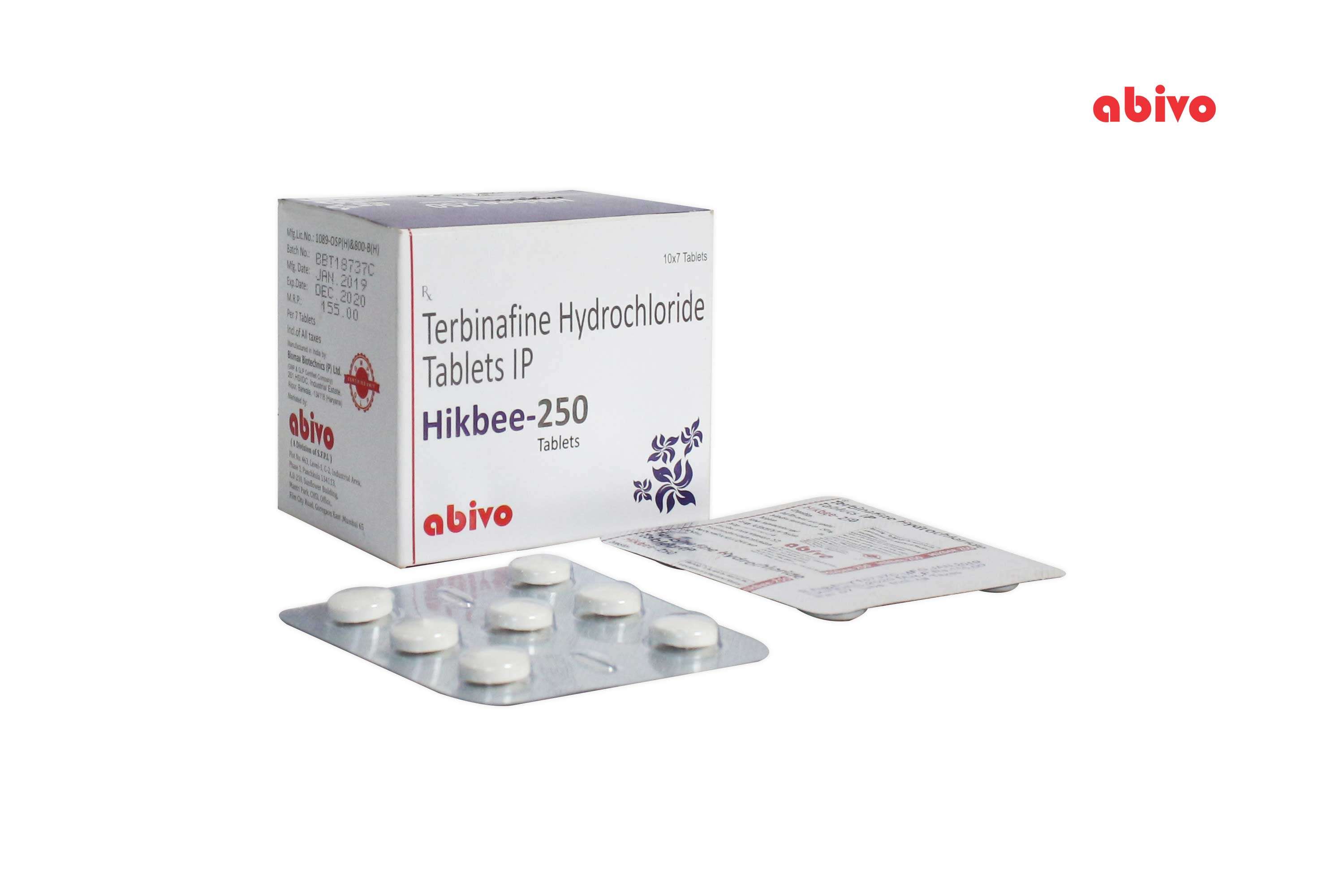 terbinafine hydrochloride 250 mg