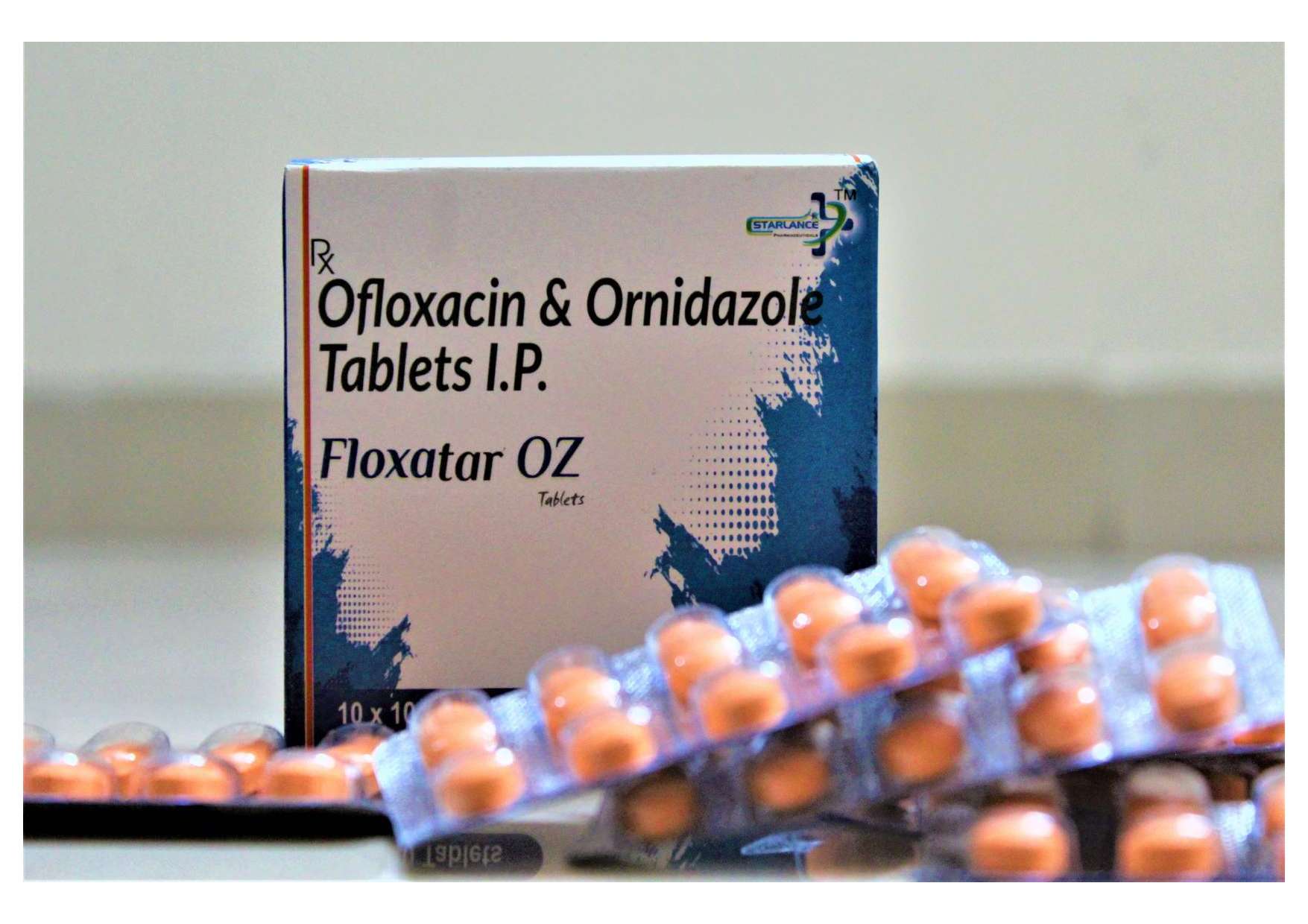 ofloxacin i.p 200 mg + ornidazole i.p 500 mg