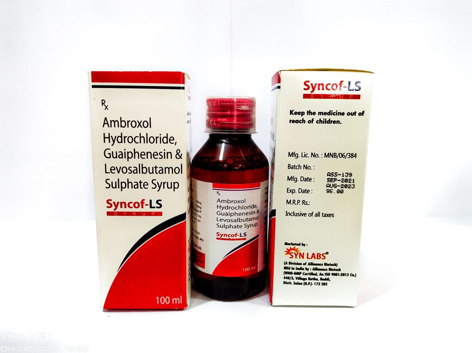 ambroxol 30mg + levosalbutamol 1mg_x000d_
+ guaiphenesin 50mg