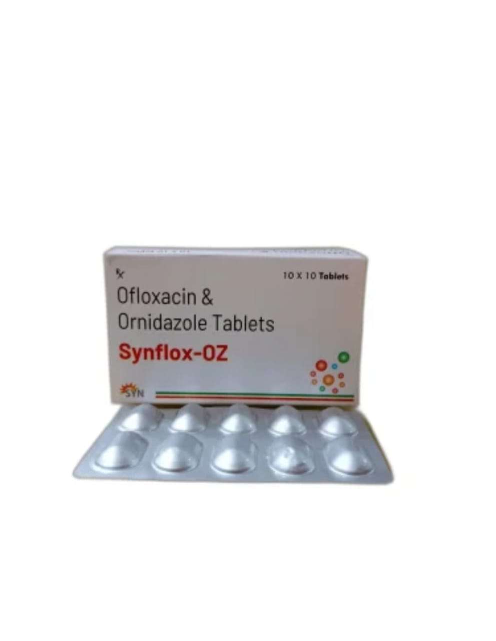 ofloxacin 200mg + ornidazole 500mg