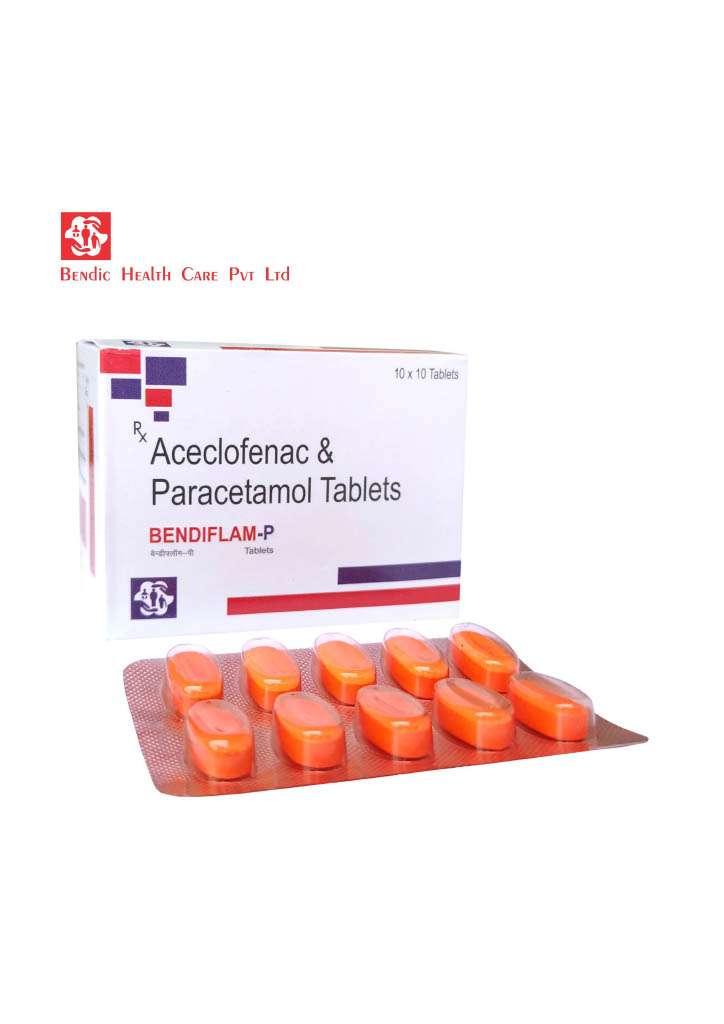 aceclofenac 100mg + paracetamol  325 mg