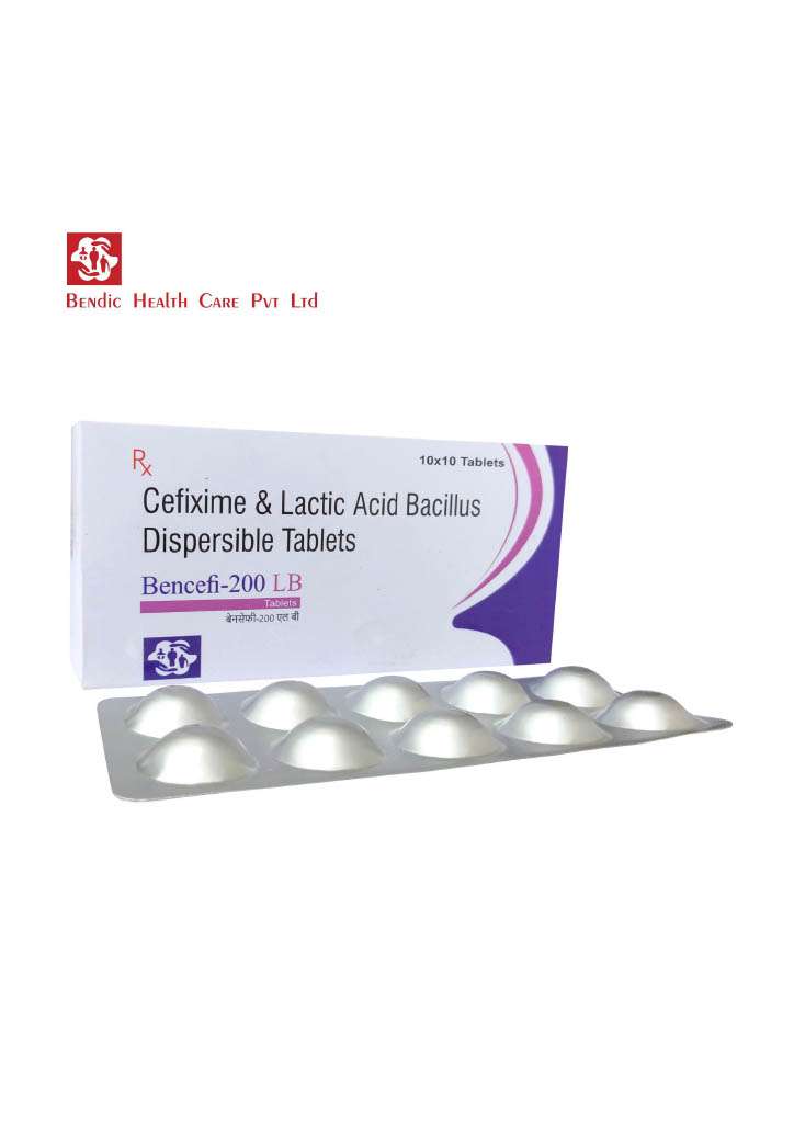 cefixime 200 mg with lactic acid bacillus 60 million spores tablet