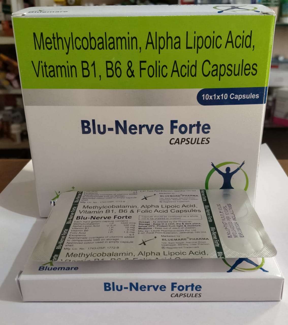 methylcobalamin 1500mcg alpha lipoic acid 100mg vitamin b1 10mg vitamin b6 3mg folic acid 1.5mg