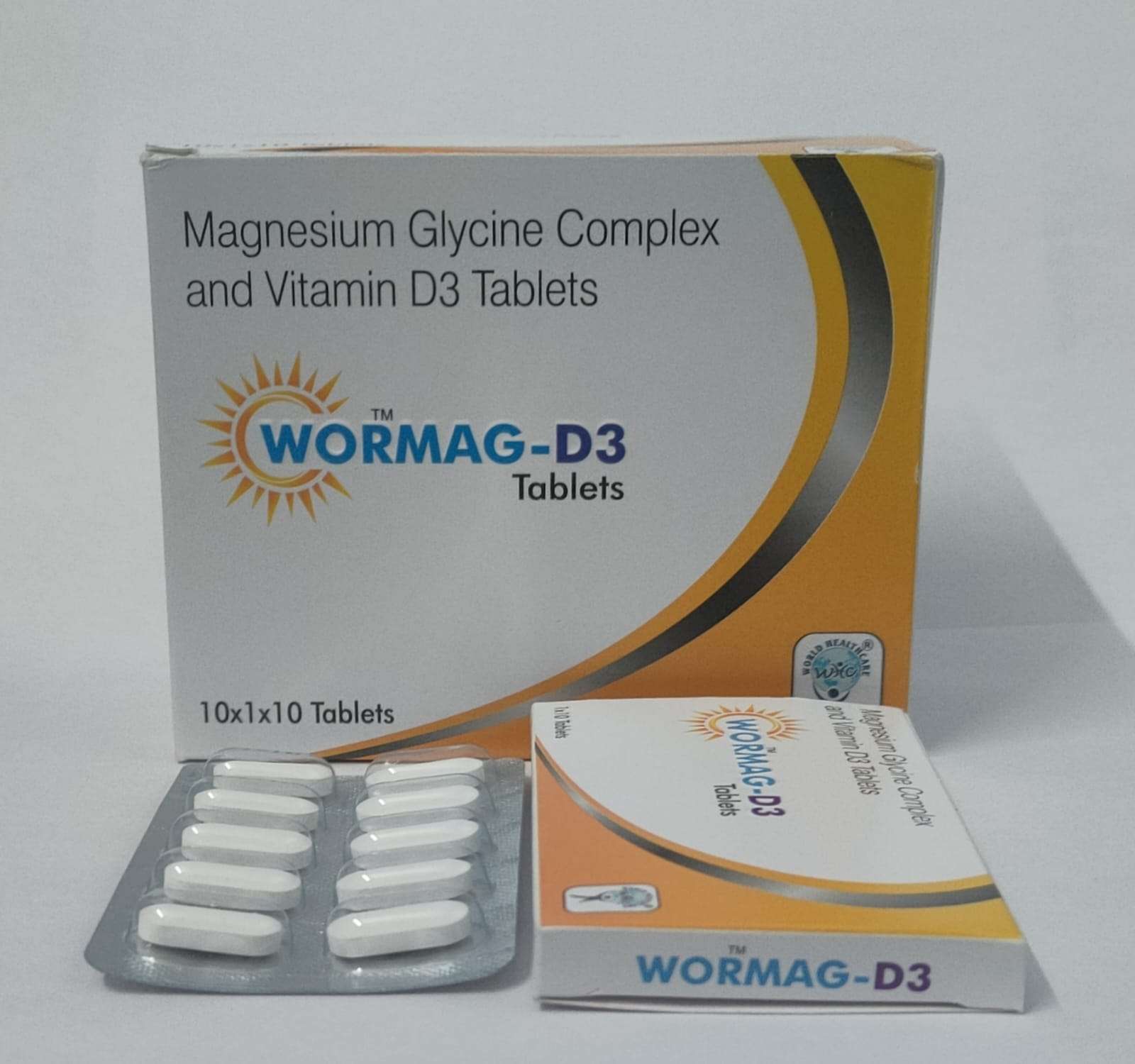 magnesium glycine complex eq to elemental magnesium 250 mg+ vitamin d3 1000 iu tablet