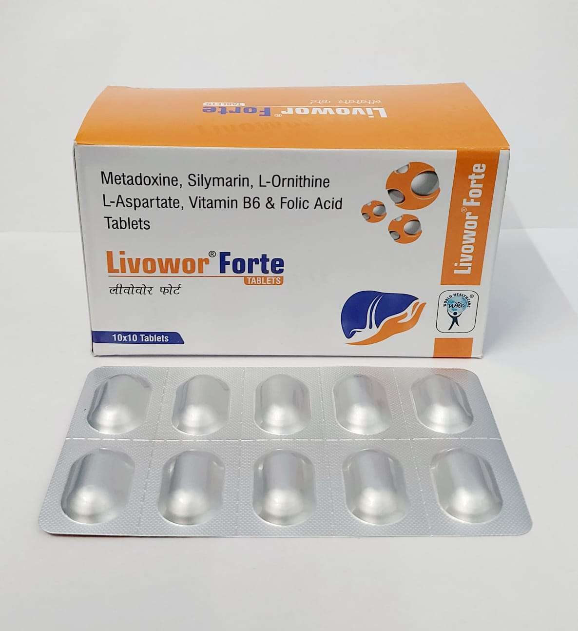 metadoxine 500mg+ silymarin 140mg + l- ornithine l-aspartate 150mg + vitamin b6 3mg + folic acid 1.5mg tablet