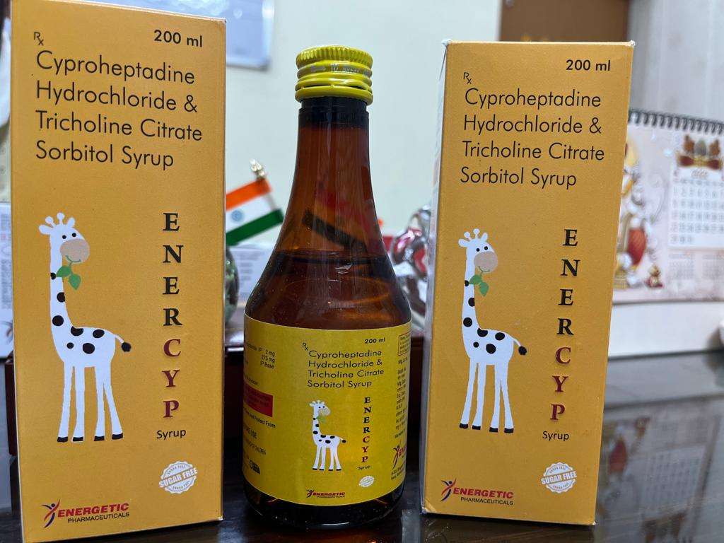 cyproheptadine, hydrochloride & thicholine citrate sorbitol syrup