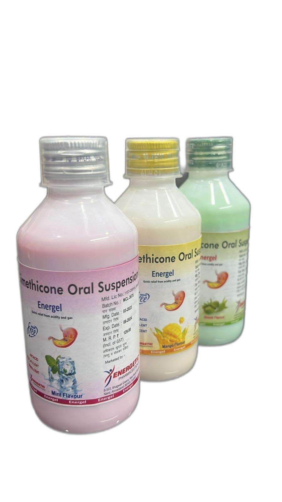 magaldrate & simethicone oral suspension (elaichi, mango, mint)