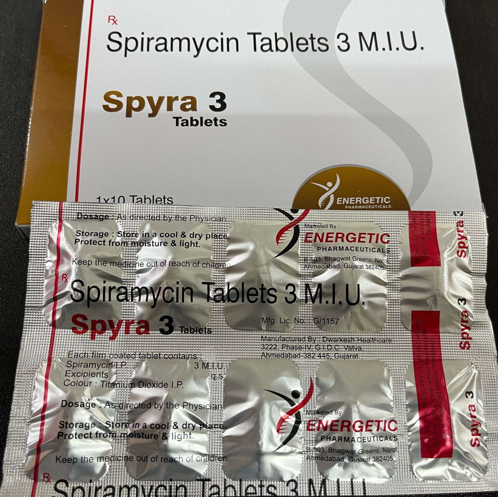 spiramycin 3 m.i.u tablet