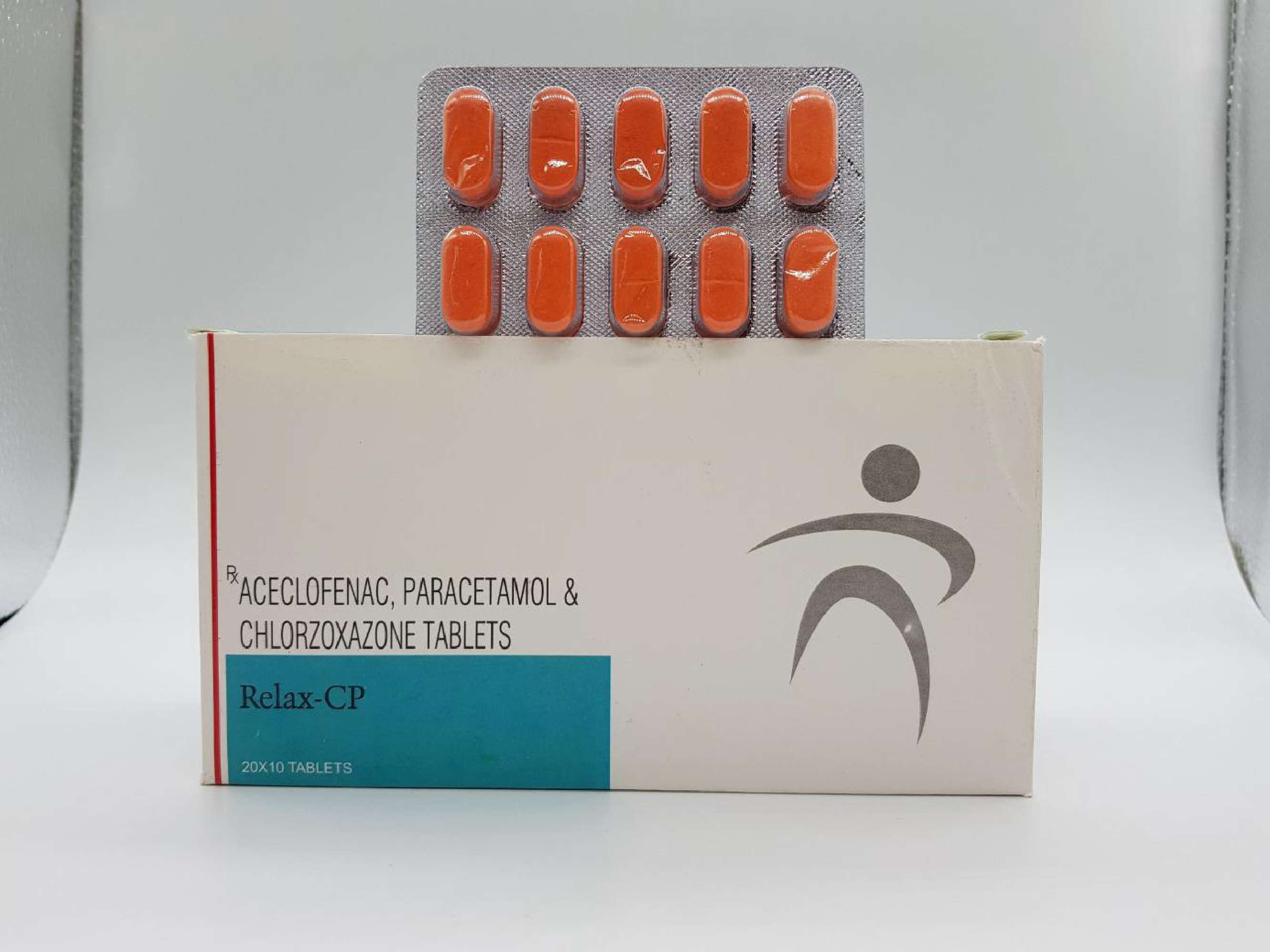 aceclofenac 100 mg+para 325mg+chlorzoxazone 250 mg