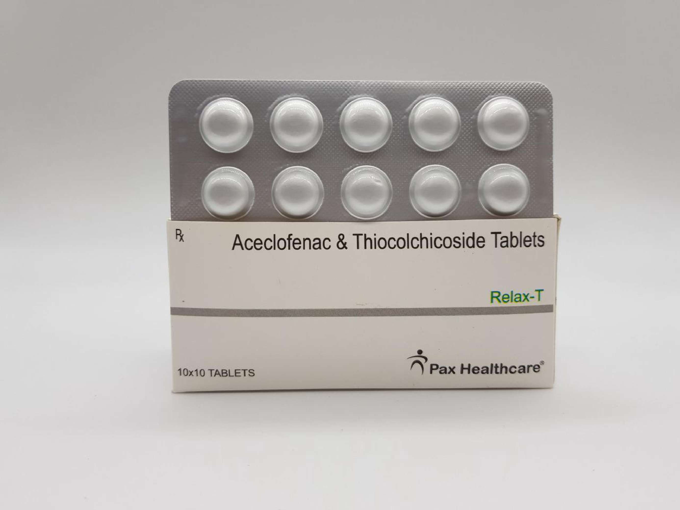 acelofenac 100mg, thiocolchicoside 4mg