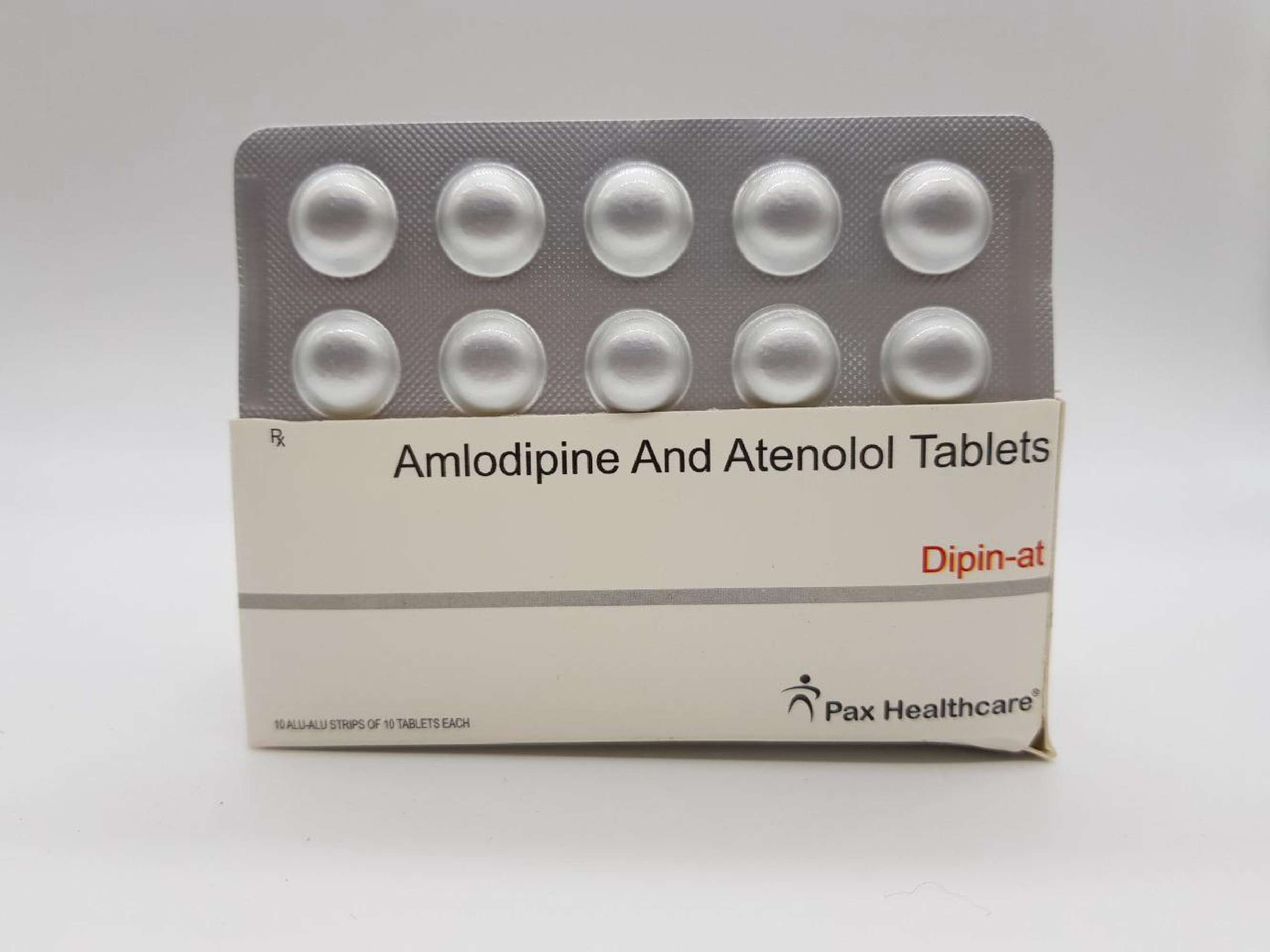amlodipine 5 mg +atenolol 50 mg