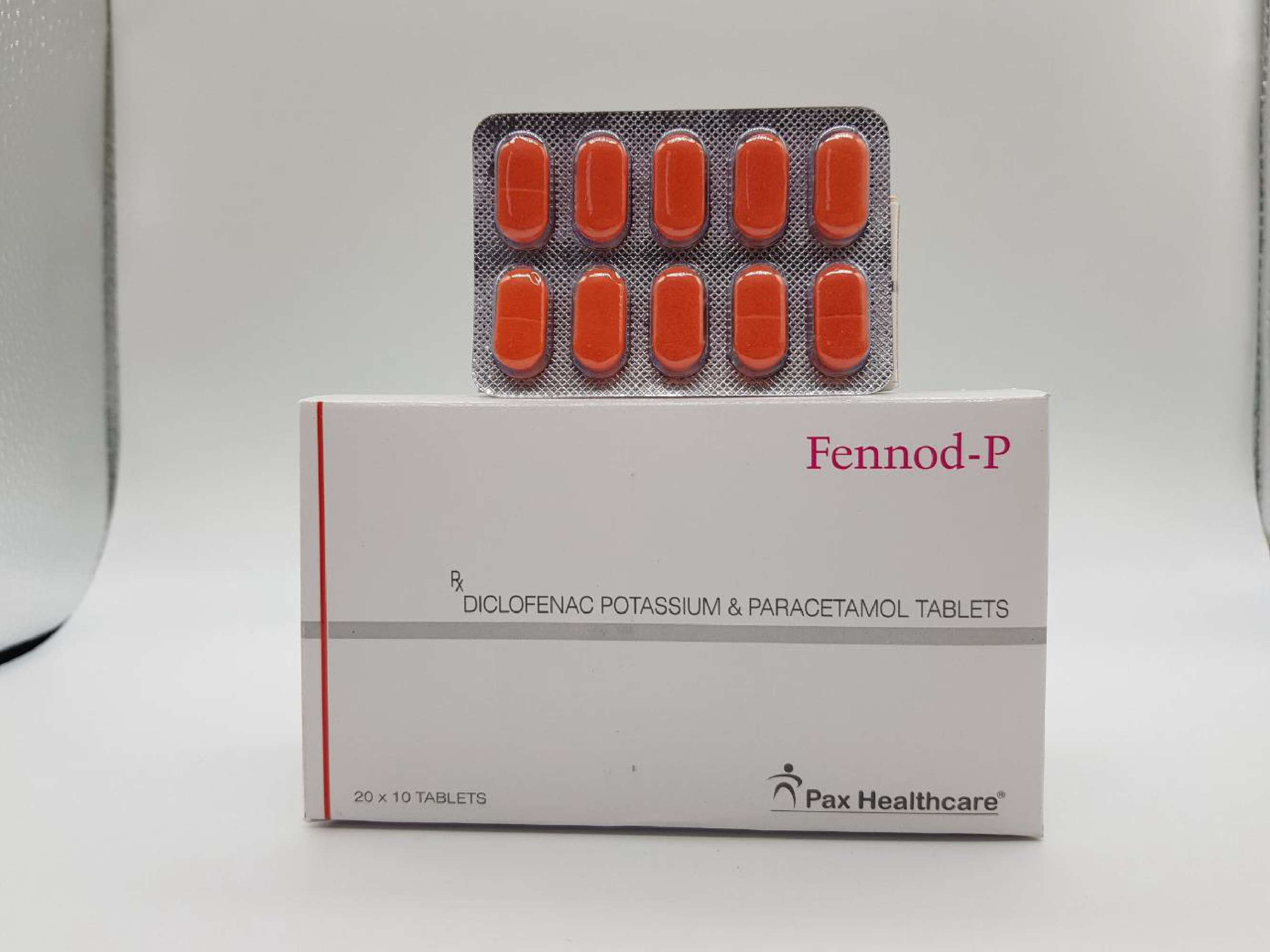 diclofenac potassium 50 mg + paracetamol 325 mg  (special pk)