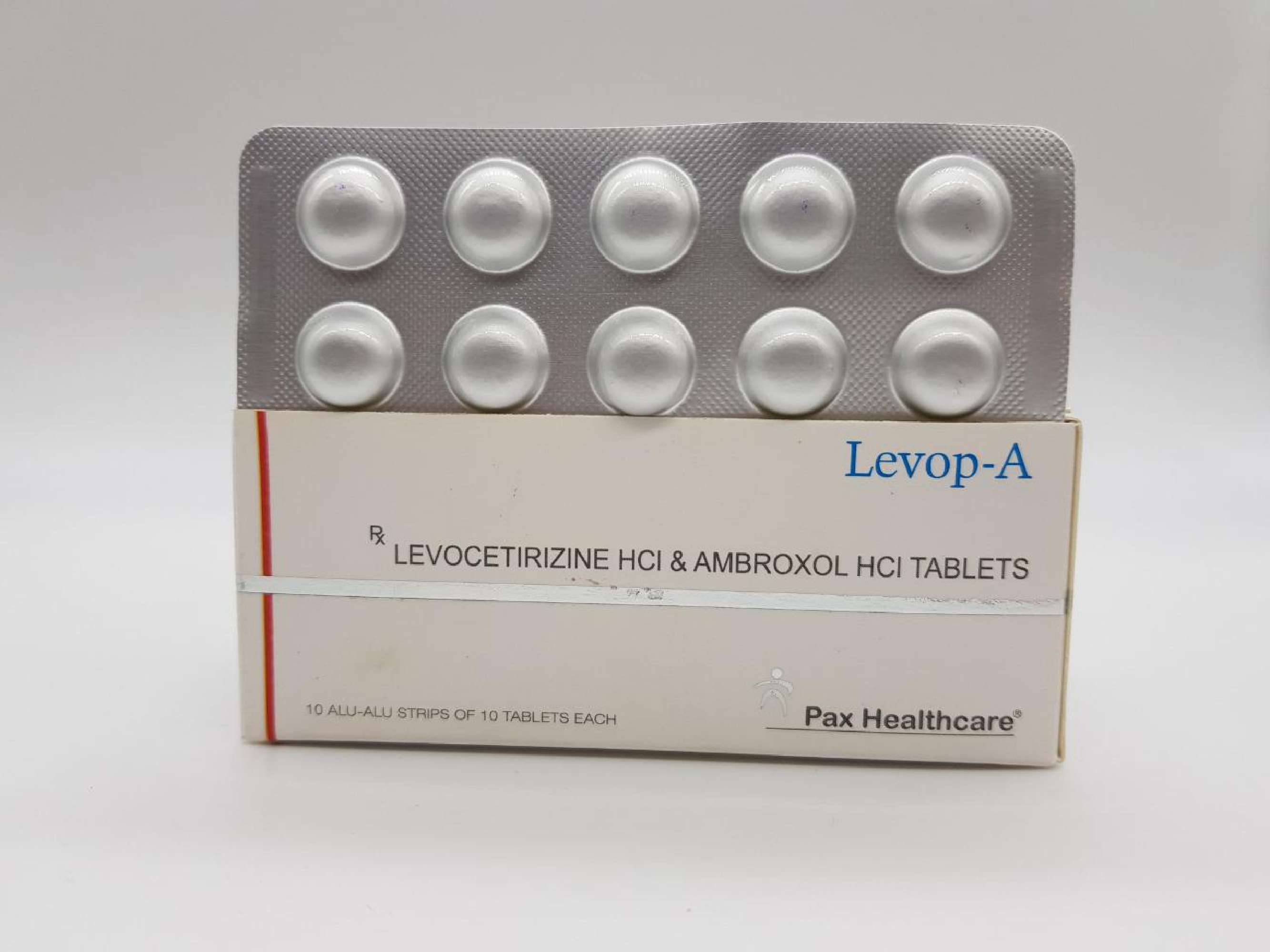 levocetirizine 5 mg + ambroxol 60 mg
