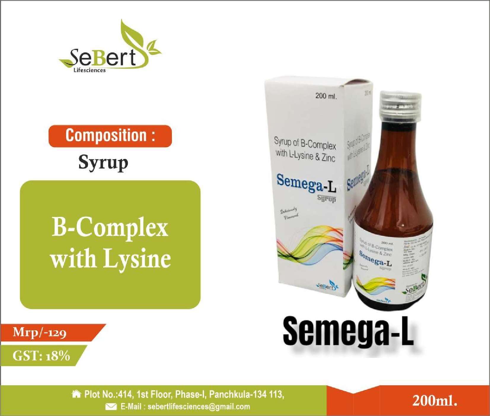 b-complex with lysine