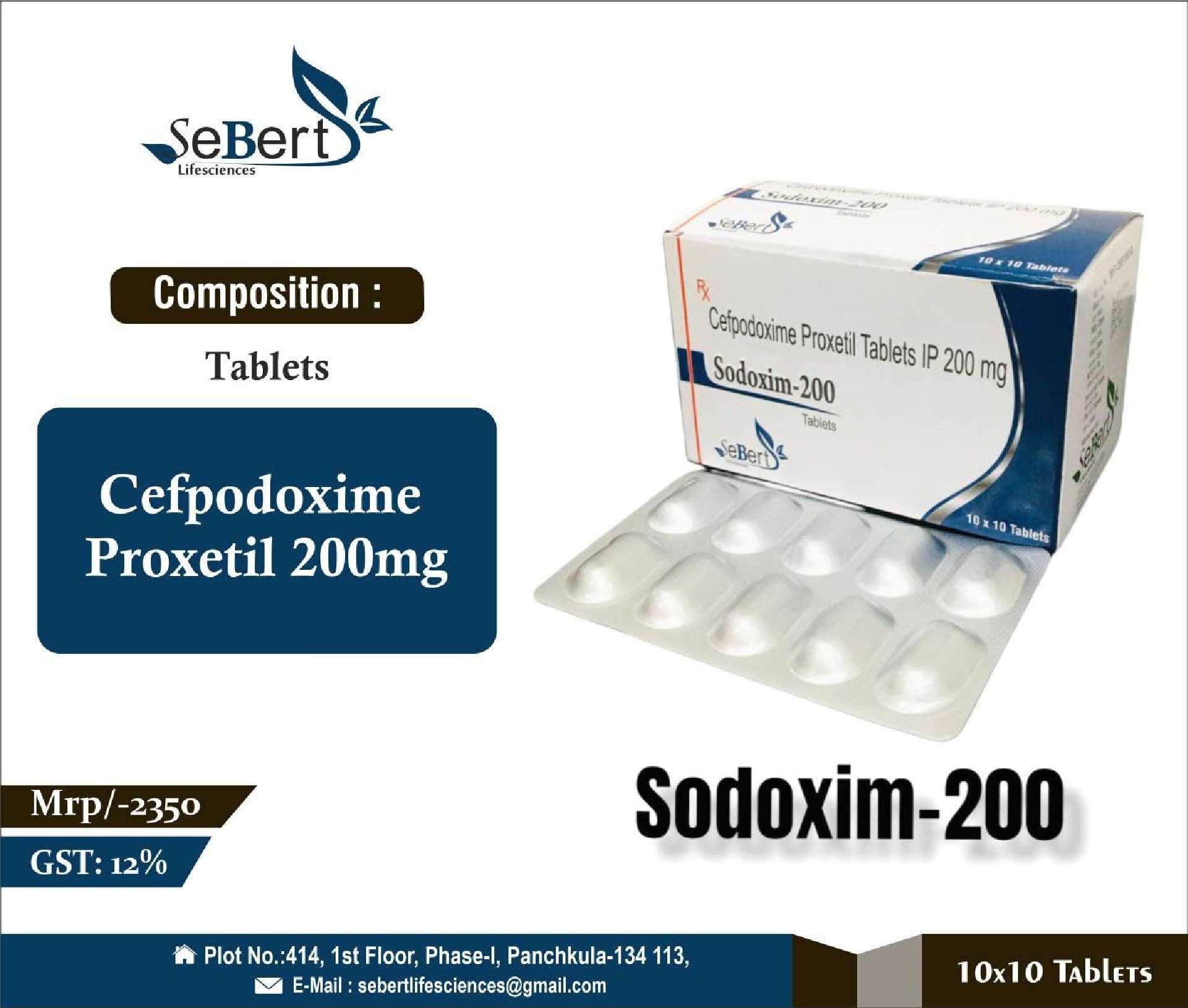 cefpodoxime proxetil 200mg