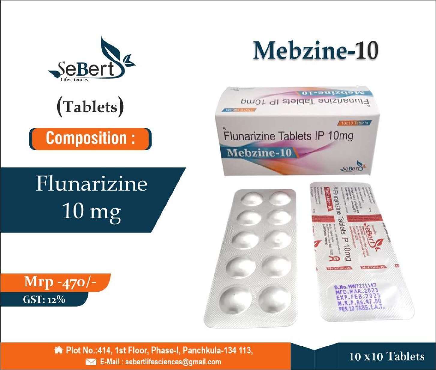 flunarizine 10 mg