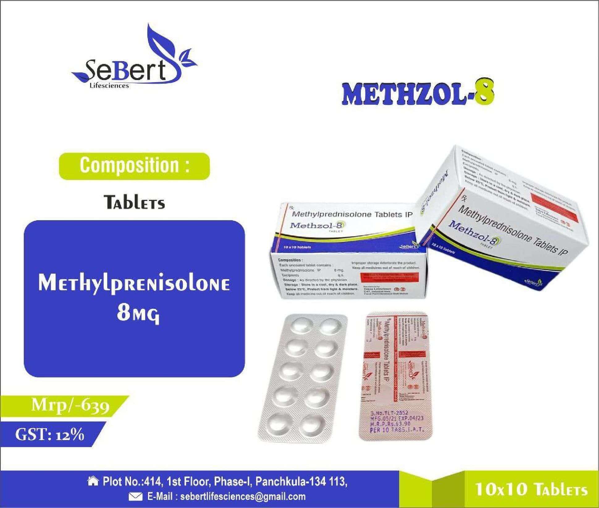 methylprenisolone 8mg
