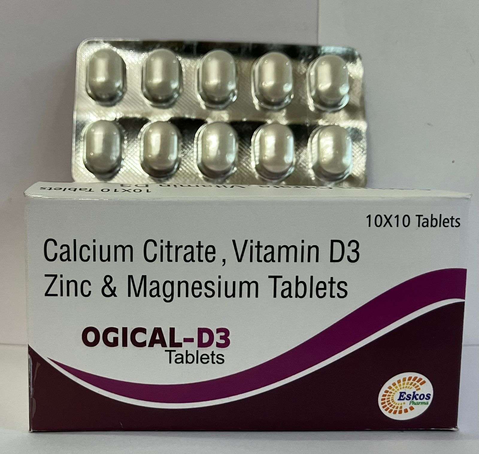 calcium carbonate 1250 mg + vitamin d3 250 mg